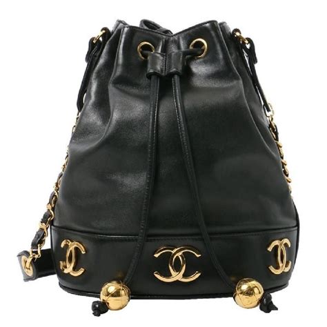 chanel vintage drawstring bucket bag|Farfetch Chanel drawstring bag.